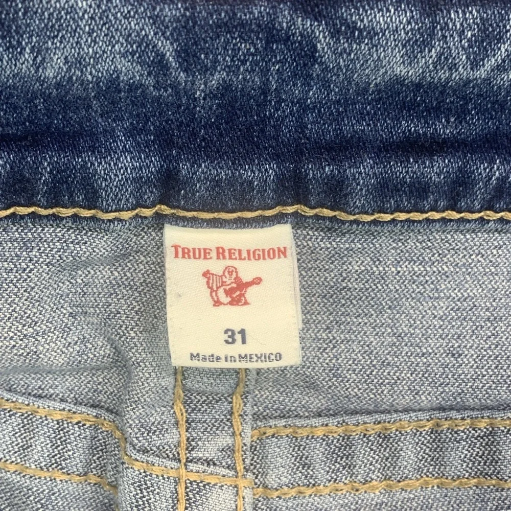 True Religion ROCCO Relaxed Skinny Women's Denim Blue Jeans - Size 31